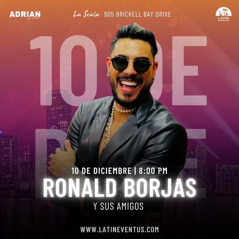 Ronald Borjas en concierto miami diciembre 10